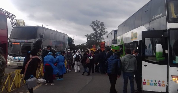 Llegaron de Chile 164 compatriotas y ya están en cuarentena