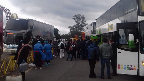 LLEGARON DE CHILE 164 COMPATRIOTAS Y YA ESTÁN EN CUARENTENA