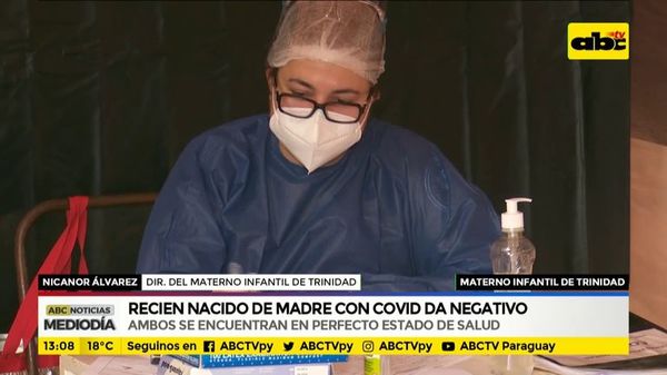 Recién nacido de madre con coronavirus da negativo - ABC Noticias - ABC Color
