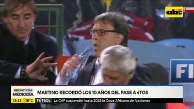 Martino recordó los 10 años del pase a Cuartos en Sudáfrica 2010 - ABC Noticias - ABC Color