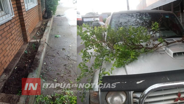 DENUNCIAN OTRO ACTO DE VANDALISMO EN EL CENTRO DE ENCARNACIÓN.