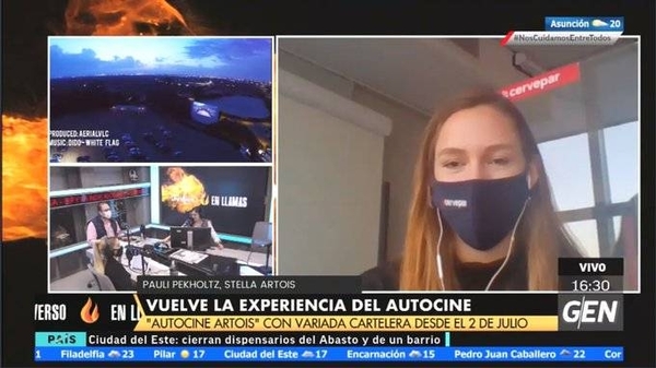 HOY / "Autocine Artois" con un variado ciclo de funciones desde el 2 de julio