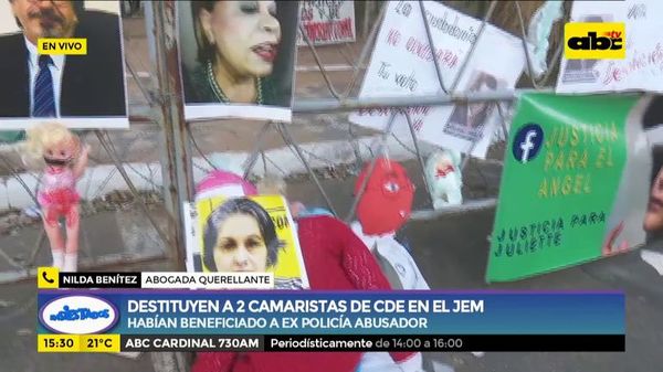 JEM destituye a dos camaristas que liberaron a expolicía abusador - ABC Noticias - ABC Color