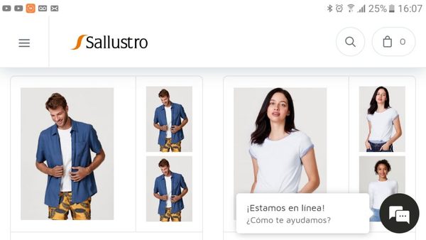 Sallustro evoluciona con comercio online