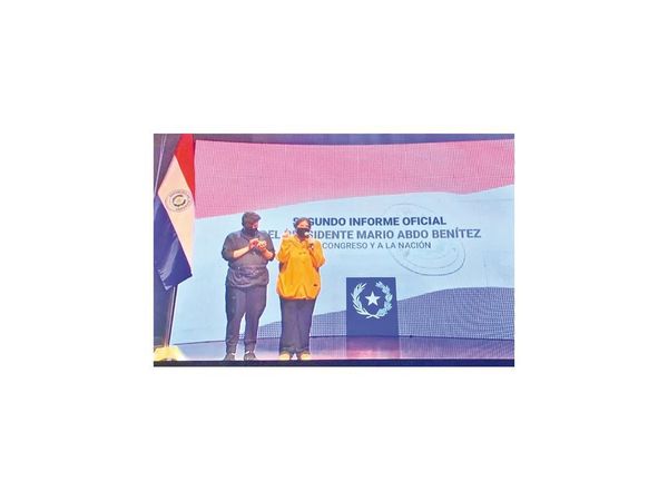 Montaje audiovisual para informe de Abdo cuesta G. 45 millones