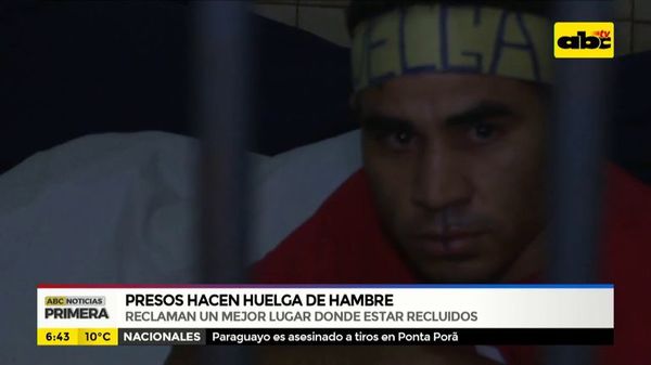 Presos hacen huelga de hambre - ABC Noticias - ABC Color
