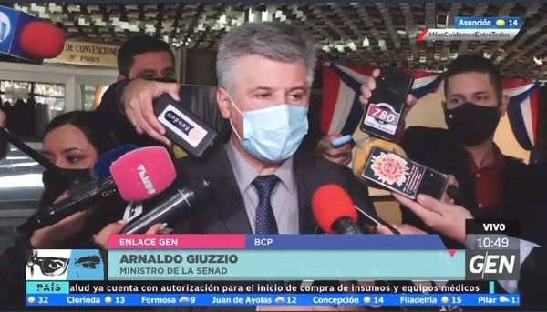 HOY / Arnaldo Giuzzio, titular de la Comisión Especial de Supervisión y Control de Compras Covid-19, luego del informe de gestión