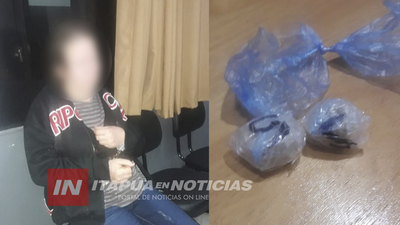 ATRAPAN A MUJER CON SUPUESTAS DOSIS DE CRACK.