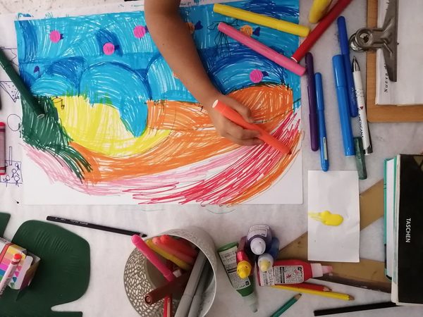 Taller de pintura online para niños