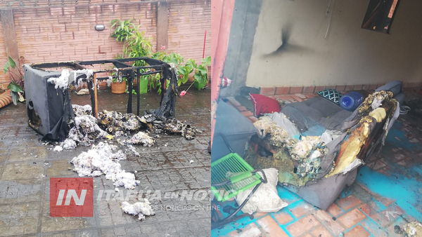 INCENDIO AFECTÓ A UNA VIVIENDA DEL BARRIO SAN ISIDRO DE ENCARNACIÓN