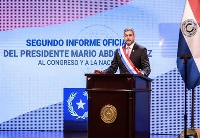 HOY / Presentación del segundo informe de gestión del presidente de la República Mario Abdo