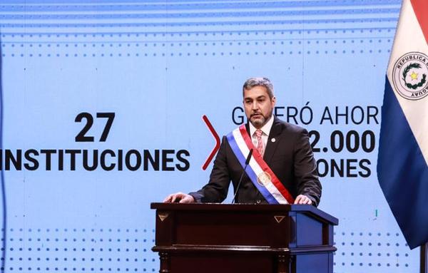 Abdo destacó avances en salud y educación, durante informe de gestión