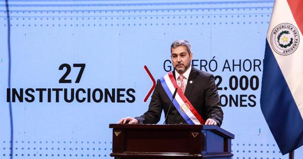 Abdo destacó avances en salud y educación, durante informe de gestión