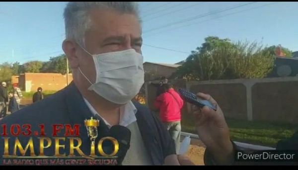 Intendente inaugura empedrado y pozo artesiano en el barrio San Juan Neuman
