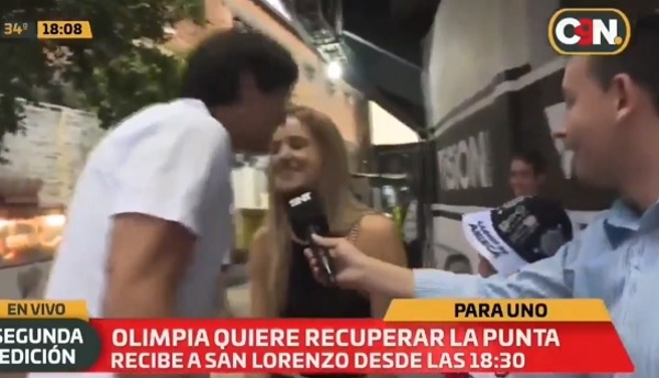 Periodista habla de su blooper con Roque y su esposa