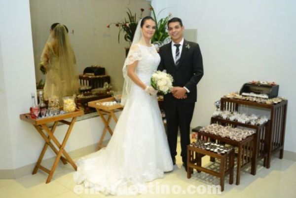 Enlace Matrimonial de Patricia Agüero y André Morilha en el Salón Infinity de Pedro Juan Caballero