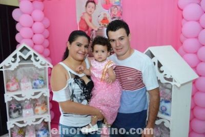 El Primer Añito de Samantha Micaela en el Salón AC María Victoria de Pedro Juan Caballero