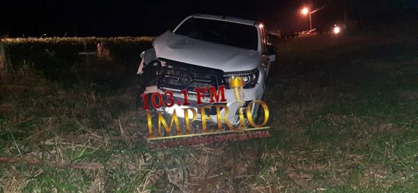Jefe de investigaciones de Amambay involucrado en accidente de tránsito