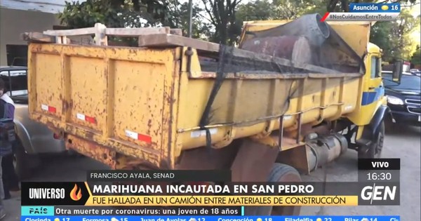 Negocio familiar: trasladaban marihuana entre materiales de construcción