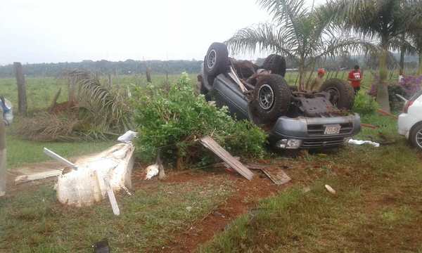 Accidente con suerte en Pastoreo - Campo 9 Noticias