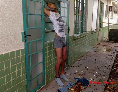 Intento robar un televisor de un hospital y falleció de la manera más insólita.