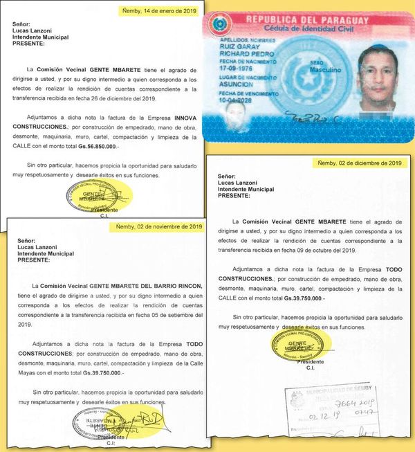 Detectan en Ñemby varios documentos con firmas falsas - Política - ABC Color