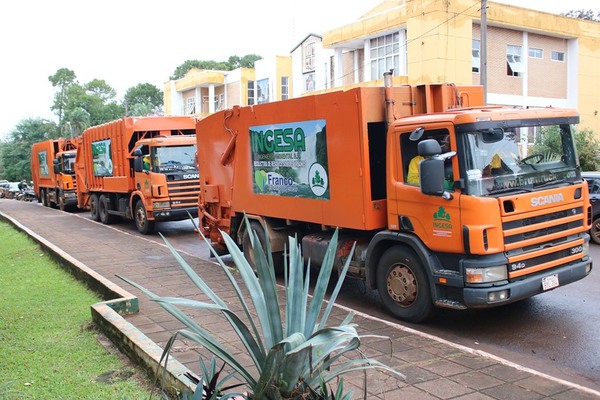 Itinerarios de la nueva empresa recolectora de basura en Franco