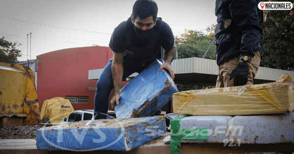 Senad retiene camión con más de 1.770 kilos de marihuana