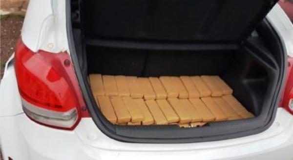 Cae 70 kilos de droga que fue llevada desde Paraguay