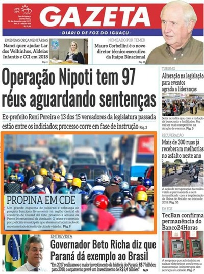 Amplia REPERCUCION del caso de “ZORROS” coimeros de CDE