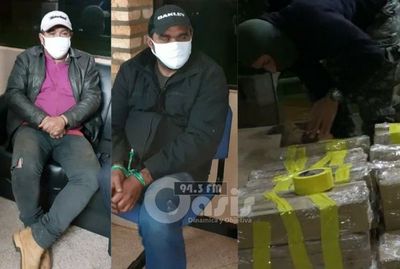 Dos detenidos con una carga de marihuana en zona de Pedro Juan
