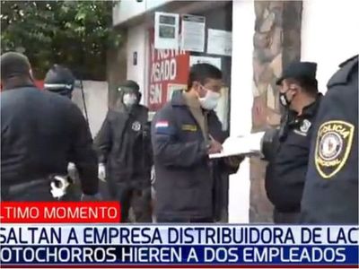 Violento asalto deja dos personas heridas en San Lorenzo