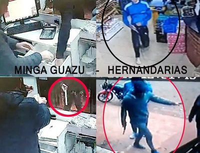 Dúo de delincuentes que hizo su golpe  en Hernandarias ahora atraca en Minga – Diario TNPRESS