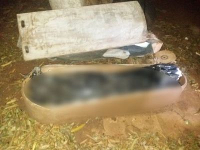 Encuentran restos humanos en fábrica de ataúdes en Luque