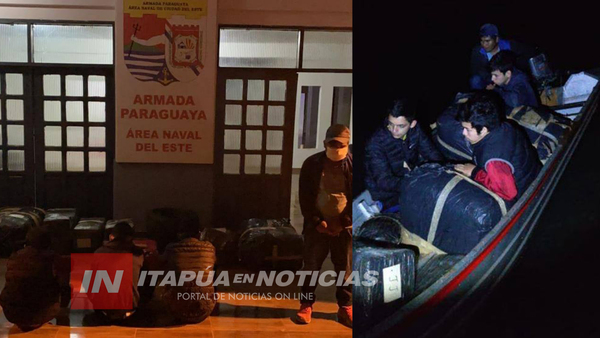 ALTO PARANÁ: NAVALES ATRAPARON A PERSONAS EN CRUCE IRREGULAR HACIA BRASIL