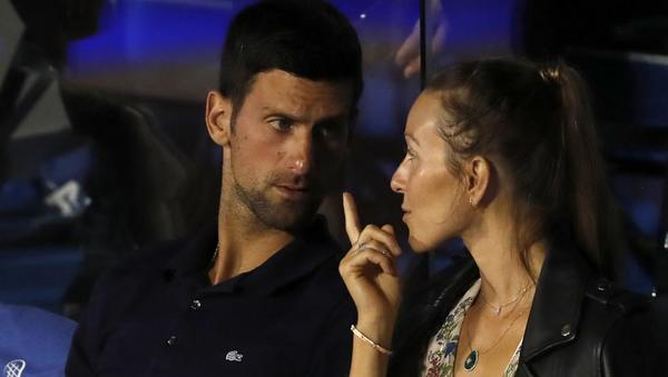 Novak Djokovic y su esposa superan al Covid-19