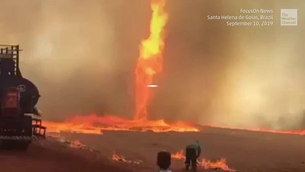 |VIDEO| Registran "tornados de fuego" en Brasil