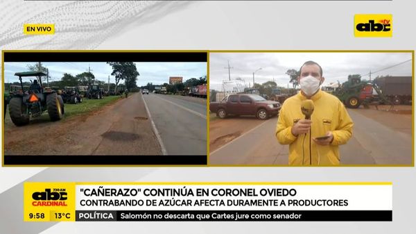 Cañicultores de Caaguazú cierran la ruta PY02 - ABC Noticias - ABC Color