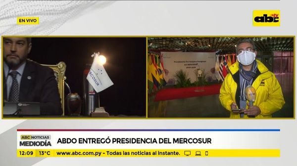 Abdo entregó la presidencia del Mercosur - ABC Noticias - ABC Color