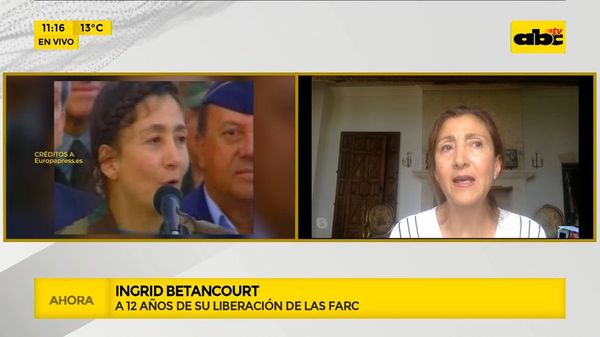 A 12 años de la liberación de Ingrid Betancourt - ABC Noticias - ABC Color
