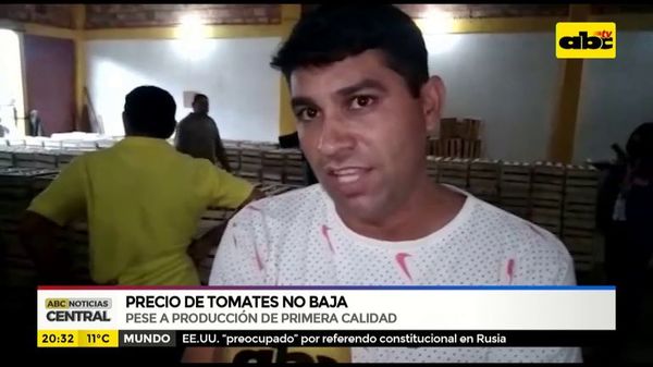 Precio de tomates no baja, pese producción de calidad - ABC Noticias - ABC Color