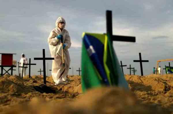 Brasil: Mientras anuncian reapertura de comercios, reportan más de 1.200 muertes por COVID en 24 horas - Megacadena — Últimas Noticias de Paraguay