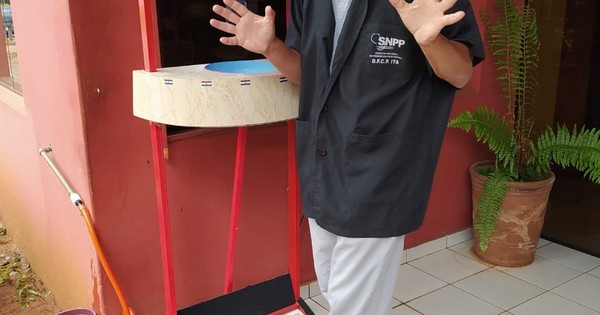 Jóvenes inventan lavamanos “Akãporã