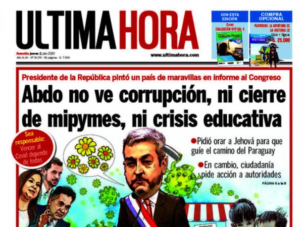 Advierten a Abdo de consecuencias políticas si no mejora su gestión