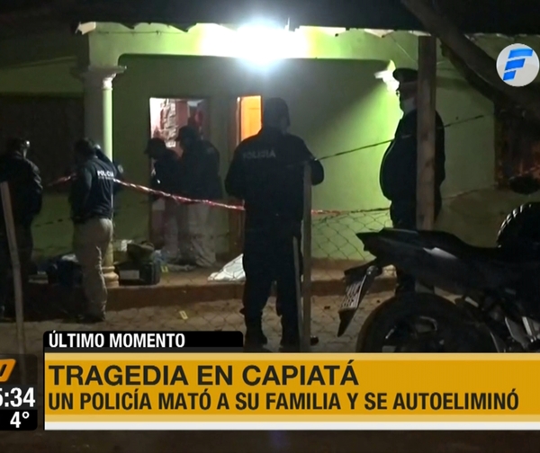 Policía asesinó a su familia y luego se suicidó