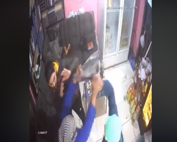 Violento asalto en bodega