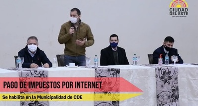 Municipalidad de CDE habilita el pago de impuestos a través de internet
