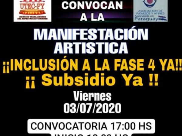 Manifestación artística: Payasos piden ser incluidos en la 4ta. fase de la cuarentena inteligente