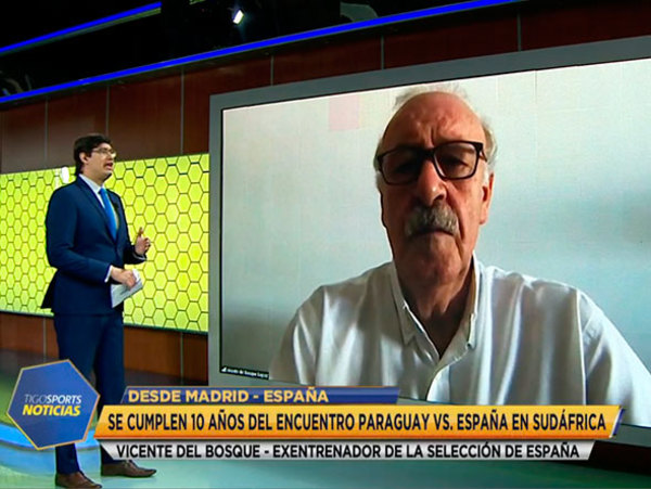 Vicente del Bosque en Tigo Sports Noticias