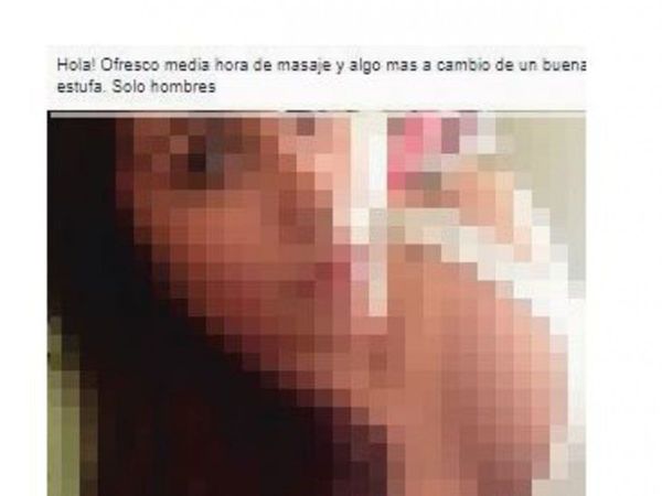 Ofreció sexo a cambio de una estufa y armó feroz polémica